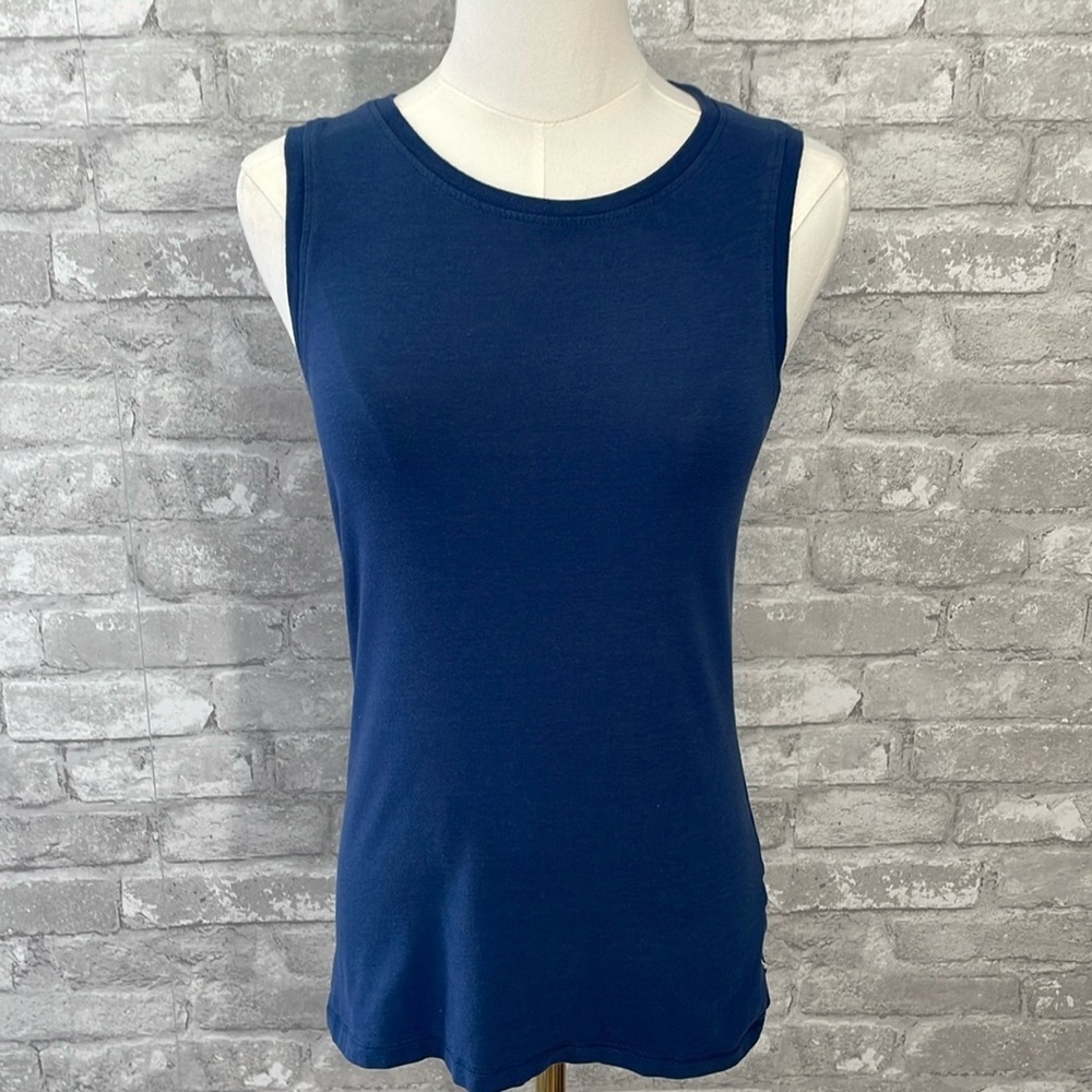 Easy Standard Blue Pima Cotton Yank Top